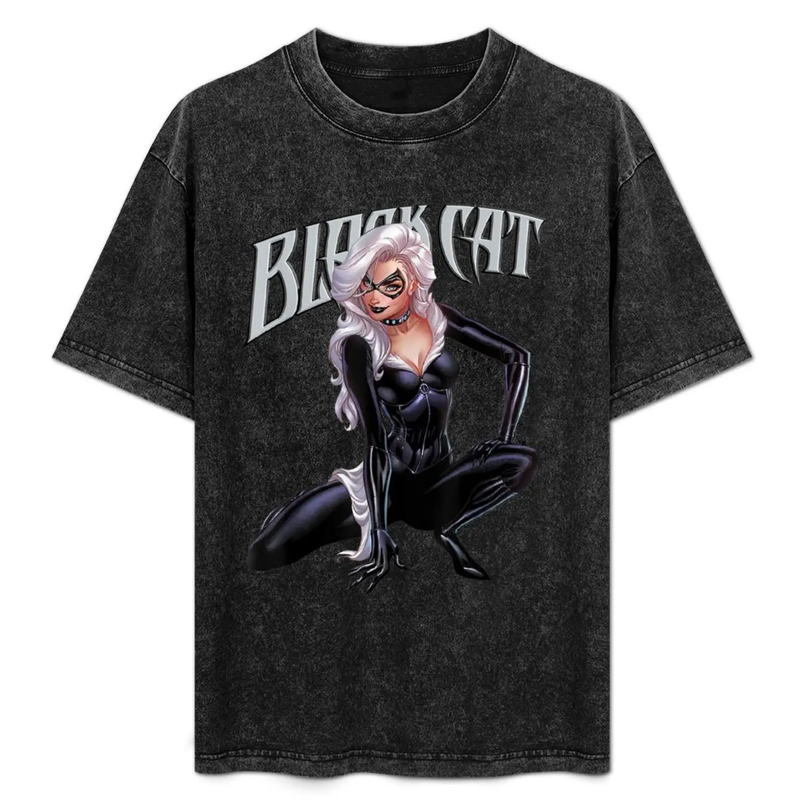 

Black Cat Felicia Hardy T-Shirt Cool Feeling Summer Tee Shirt