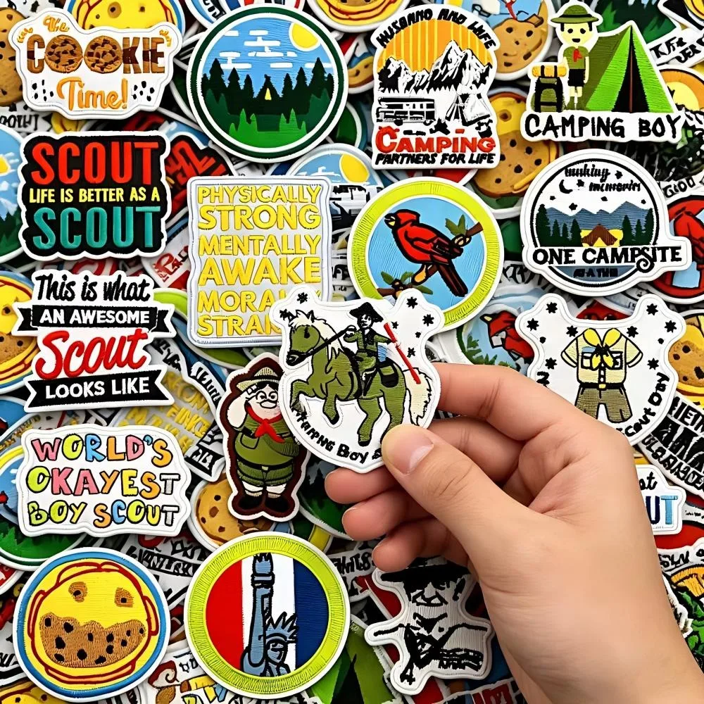 

Outdoor Camping Embroidery Patches Craft Applique Iron on Patch Sticker Sewing DIY T-shirt Backpack Bag Hat Jeans Decor Repair