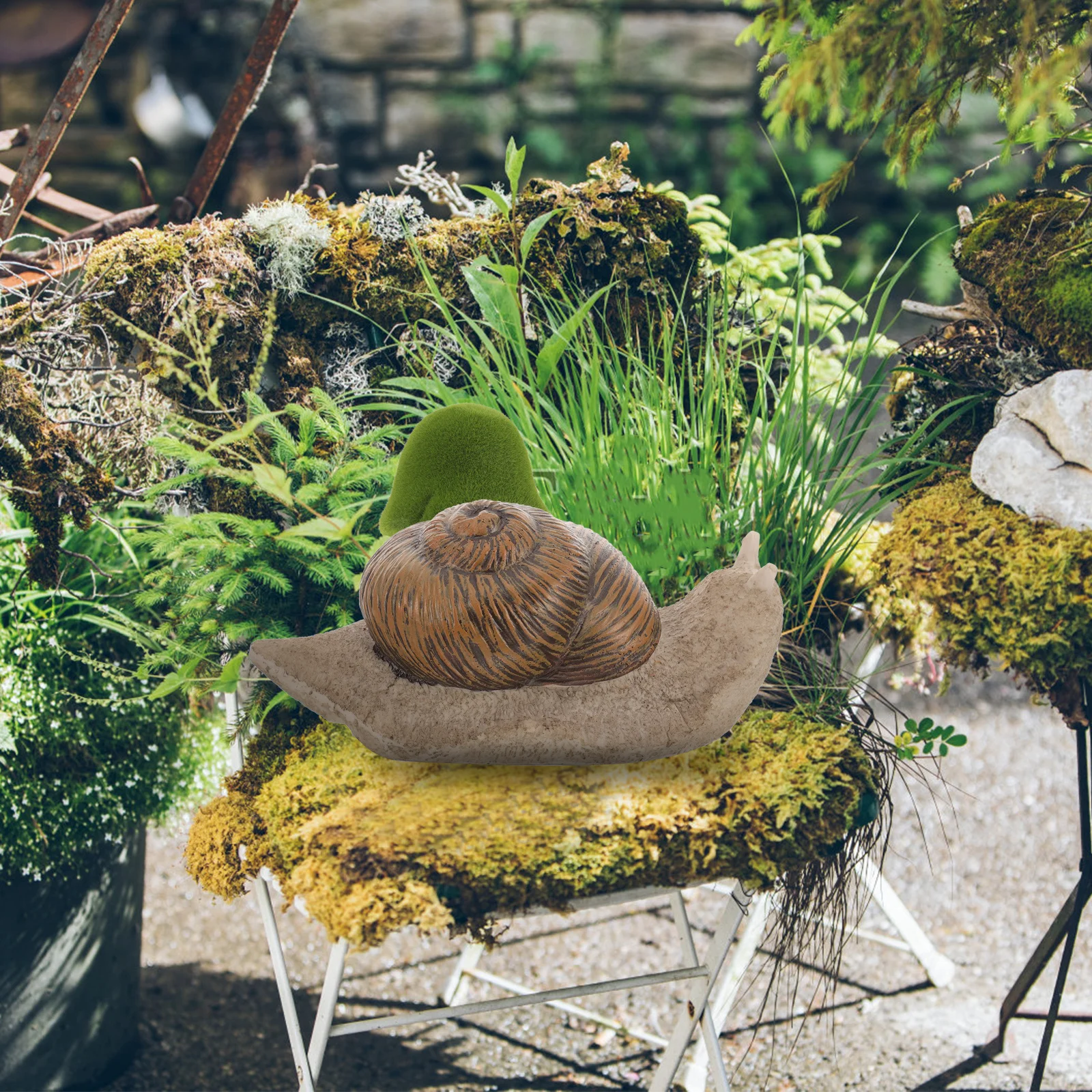 محاكاة مفتاح حجر مخفي في الهواء الطلق مقاوم للماء روك للتخزين المخفي ديكور حديقة دائم حاوية الصخور الصناعية #2