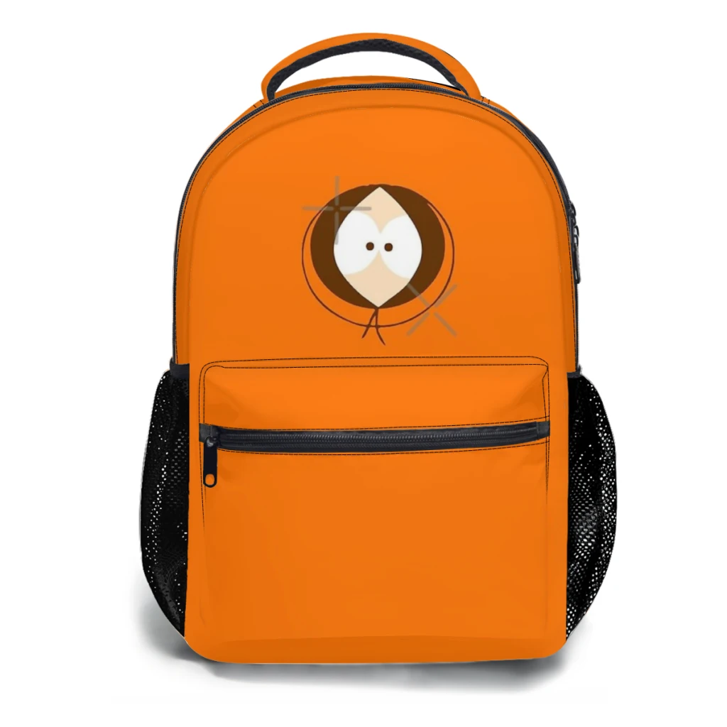 Kenneth Kenny McCormick For Girls Large Capacity Student Backpack Cartoon School Backpack  17inch