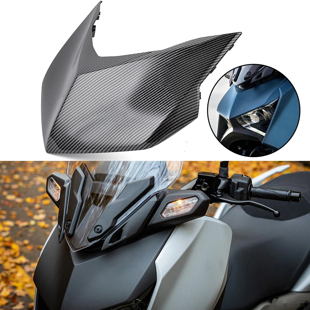 

Front Headlight Headlamp Upper Beak Nose Extension Cowl Top Cover For Yamaha X-MAX 300 2023 2024 / X MAX XMAX 300