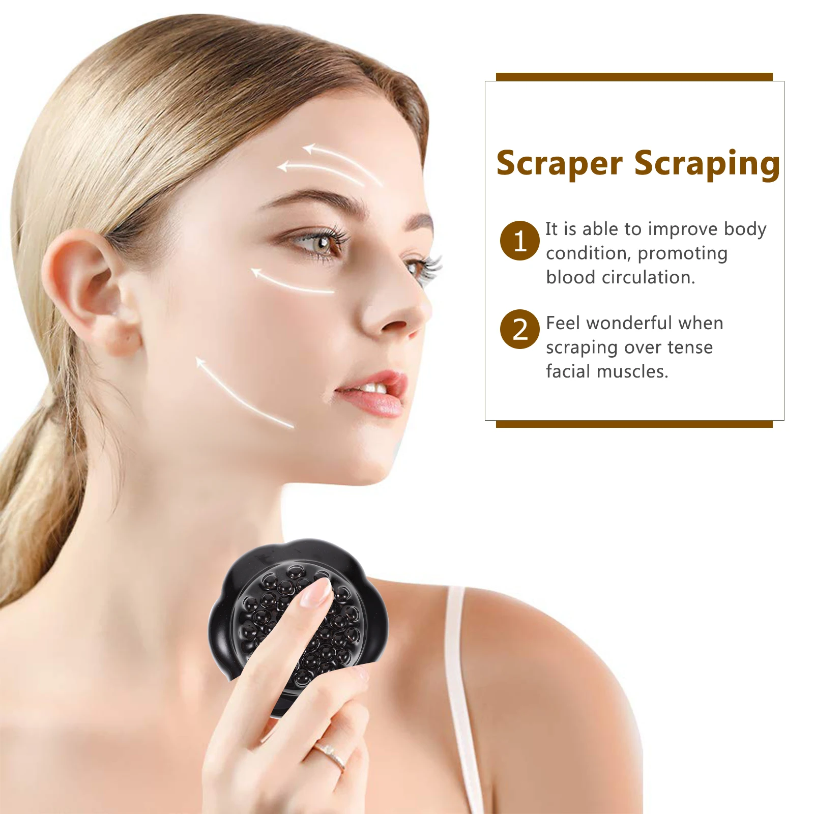 

Lotus Magnet Body Scraping Brush Scraping Board Massage Tool Facial Beauty Gua Sha Board Skincare Spa Relief Gift Smooth Comfort