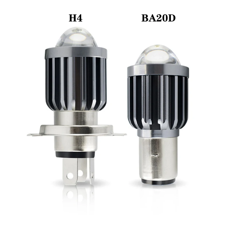 1pcs CSP 10000Lm H4 LED Moto H6 BA20D P15D LED Moto Motorcycle Headlight Bulbs Lens Yellow Hi Lo Lamp Motorbike Headlight Lamp