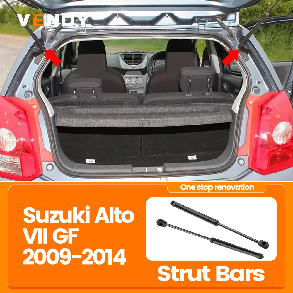 Rear Trunk Tailgate Strut For Suzuki Alto VII GF 2009-2014 2pcs Boot Lift Support Bars Gas Spring Dampers Rod 81860M68K00