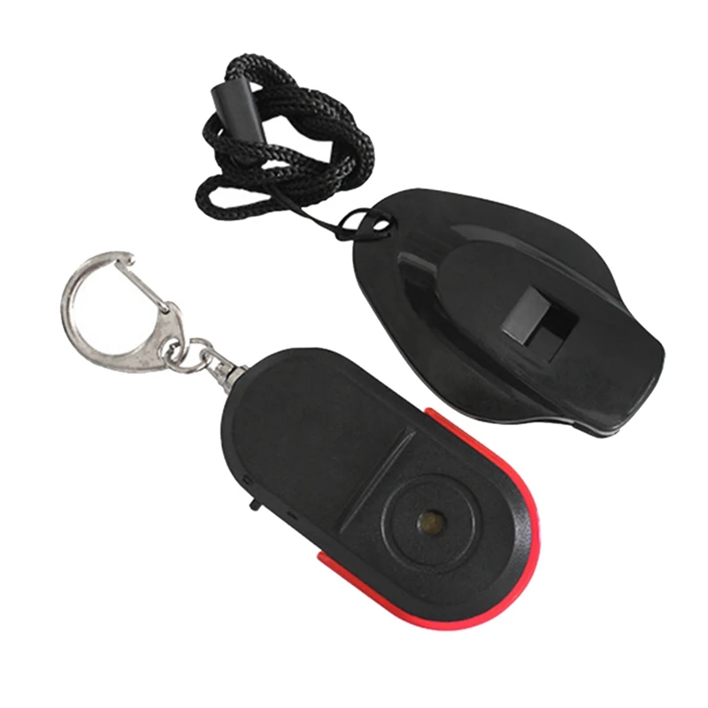 FULL-3X Anti-Lost Whistle Key Finder ไร้สายสมาร์ทแท็ก Key Locator พวงกุญแจ Tracker เสียงนกหวีด LED light Tracker