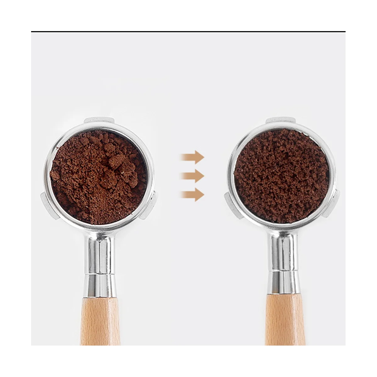 Espresso Coffee Stirrer Espresso Distribution Tool Portable Espresso Distribution Tools,6 Needles Walnut Color