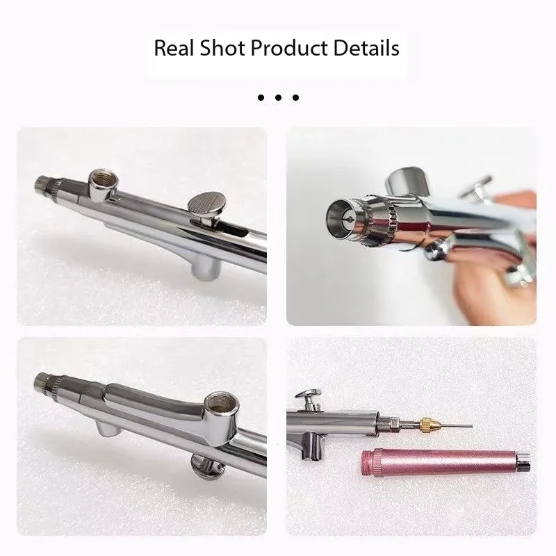 Portable Single Action Airbrush 0.3mm Nozzles Spray Gun Pen for Model Cake Nail Car Painting Beauty Inkjet image 6