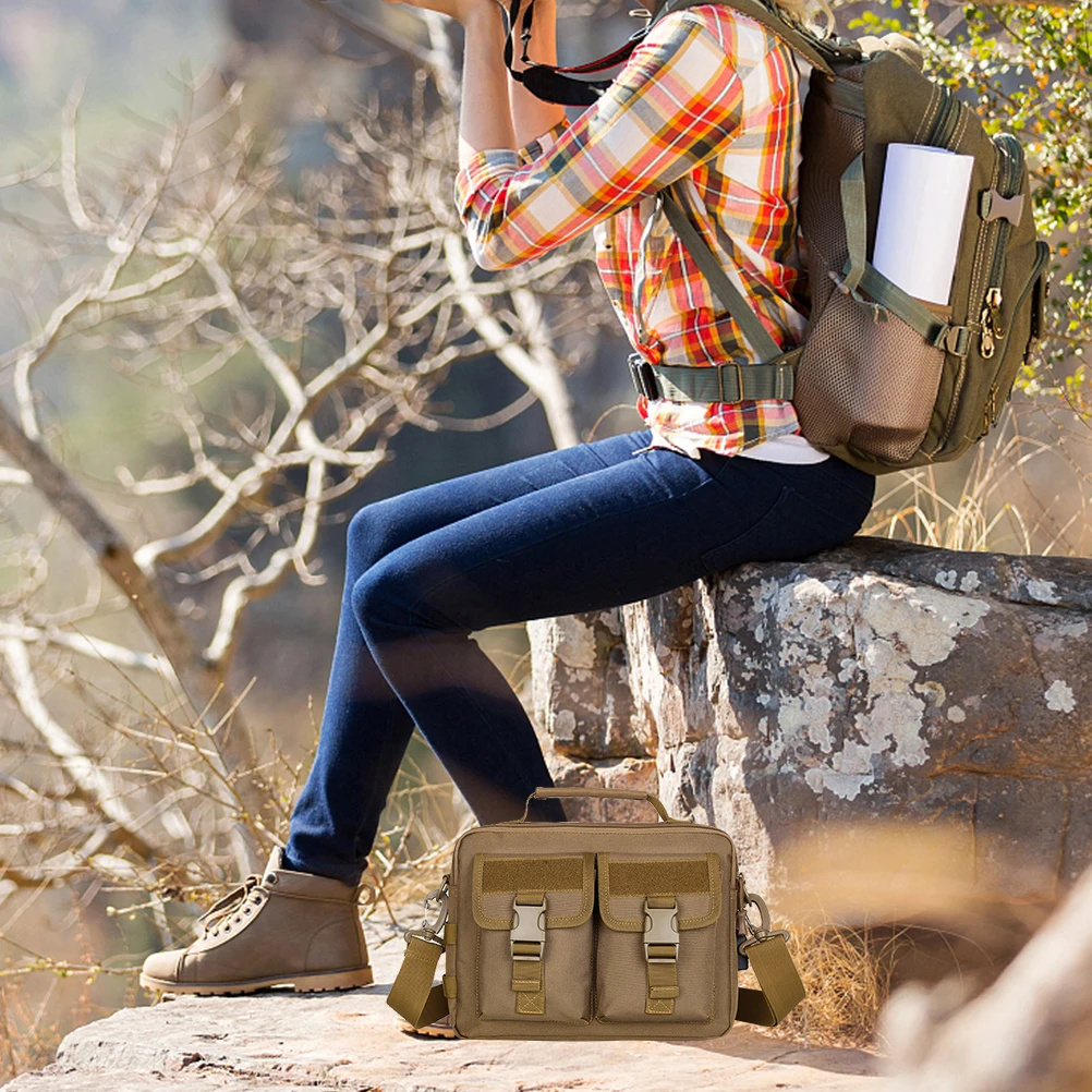 

Large Capacity Outdoor Fishing Fishing Tools Bag Bag Shoulder Sling Crossbody ganizer Pockets Camping Hiking Gifts