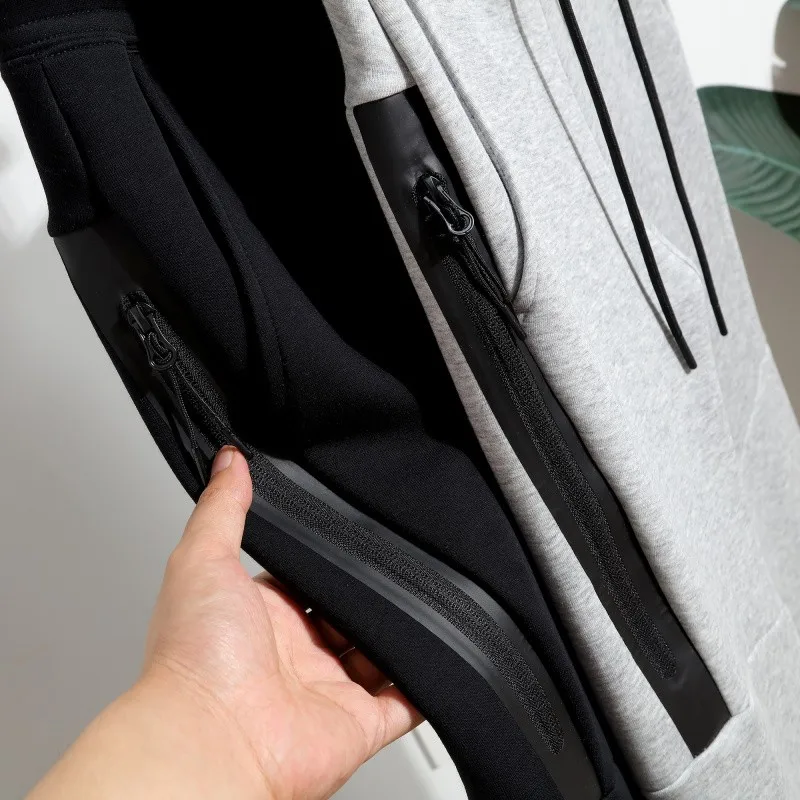 

True Climent 300G Precision Combed Cotton 3D Tailoring Men's Versatile Spor Casual Dstring Sweatpants