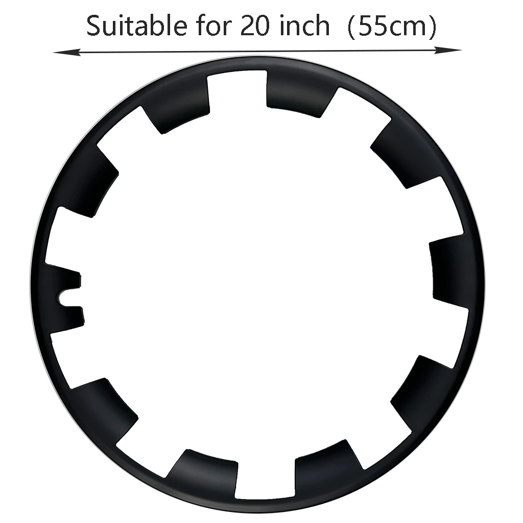 4 pcs Hub cap protective edge cover, steel rim cover for tires, border and hub cover suitable for Tesla Model Y 20-inch