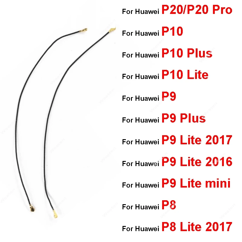 Signal Antenna Flex Cable For HuaWei P8 P9 P10 P20 Lite Pro Plus mini 2016 2017 Wifi Coaxial Connector Aerial Flex Ribbon Parts