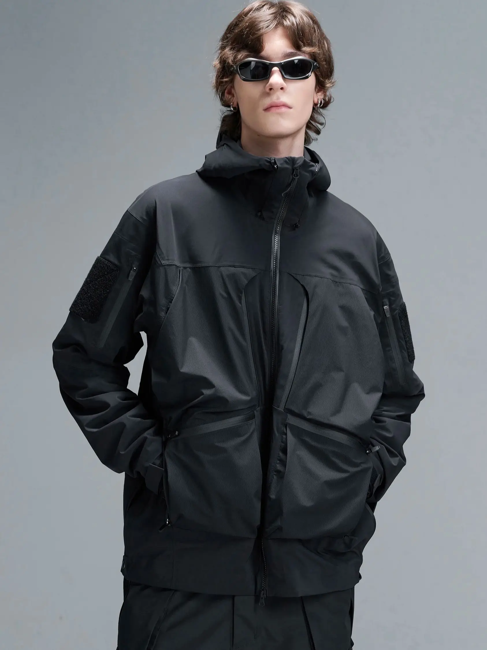 

ПОЛАРТЕК НЕОБЛЮЧЕСКАЯ ЛИСТ 24AW XXX11 ® МЯГКАЯ КУРТКА STORM JACKETS TECHWEAR темная одежда киберпанк городской уличный горпкор