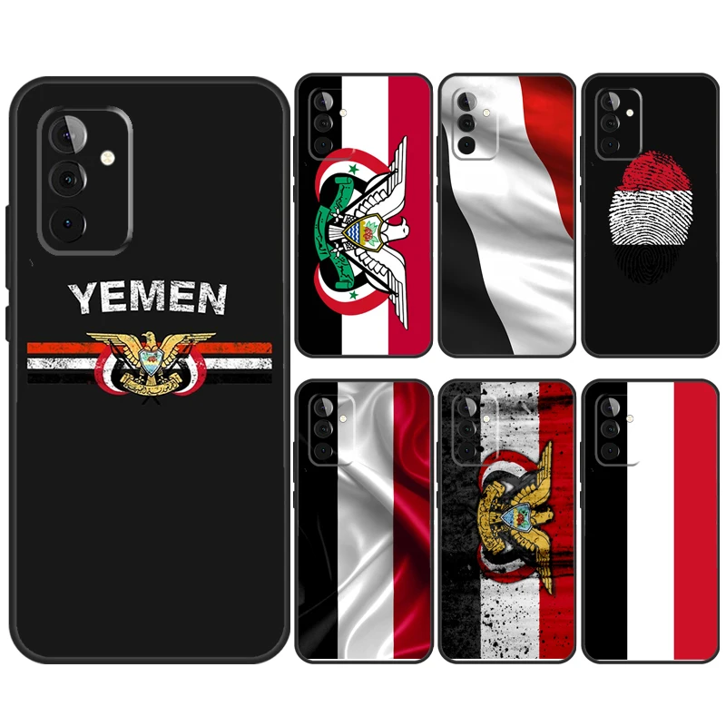 Yemen เสื้อธงแขนสำหรับ Samsung Galaxy A32 A52 A12 A14 A34 A54 A51 A71 A15 A25 A35 A55 A53ฝาครอบ A13 A33