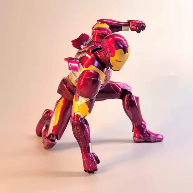 FondJoy Iron Man MK46 Handheld Marvel Assembled Model Toy Computer Desktop Ornament boys new Gifts for Boys New Product in Stock