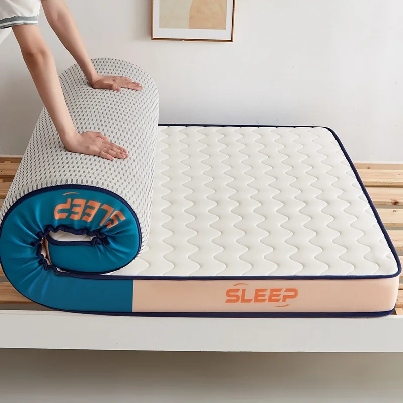 

Customizable milk silk three-dimensional double mattress is not easy to collapse hard cotton dormitory mat