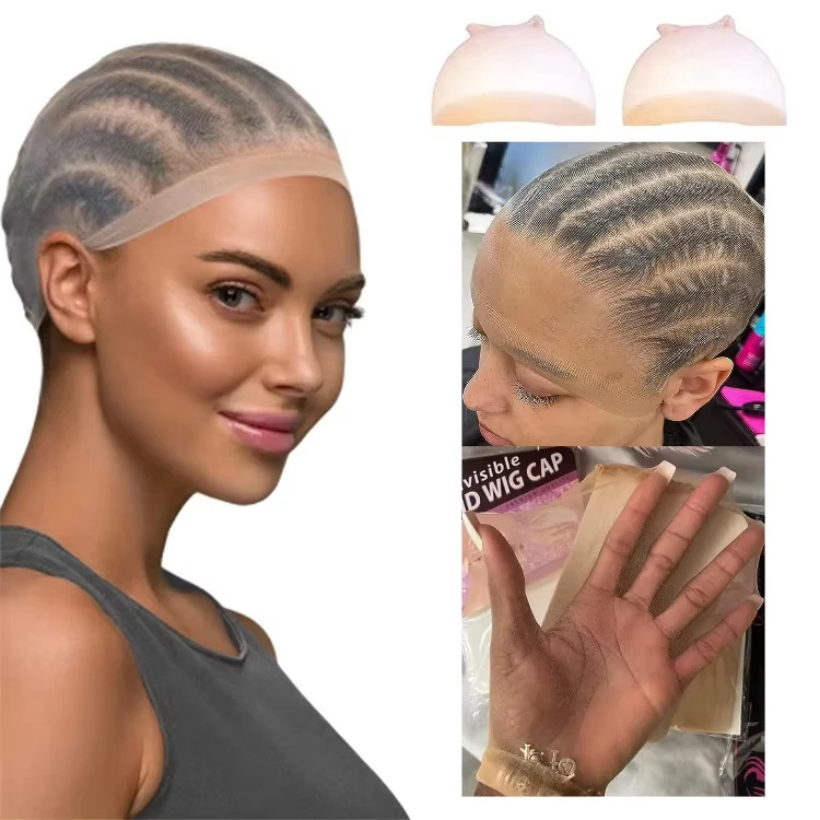 10/20pcs Thin Invisible HD Wig Caps for Women Stocking Wig Caps Comfortable Fit Hair Replacement Accessories
