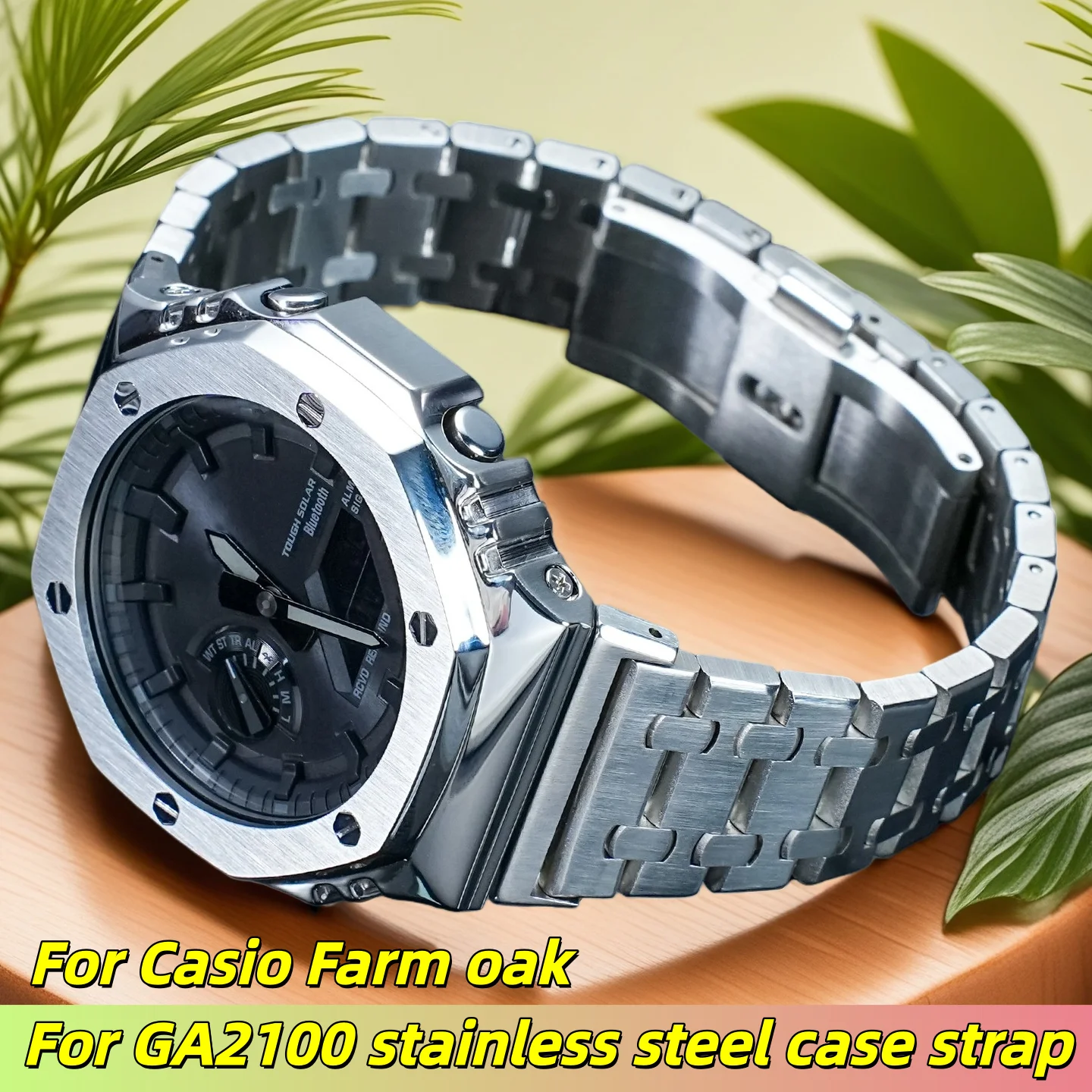 

GA2100 Mod комплект металлический корпус ремешок для Casio G-SHOCK GA-2100 GA2110 GA-B2100 безель из нержавеющей стали ремешок для часов браслет аксессуары