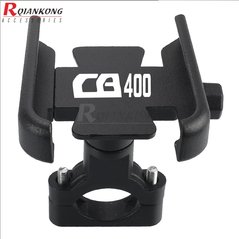 For Honda CB400 ABS CB400F CB400X CB400SF/SB CB 400 VTEC CB400SS Universal Rearview Mirror Handle Phone Holder Cellphone Stand