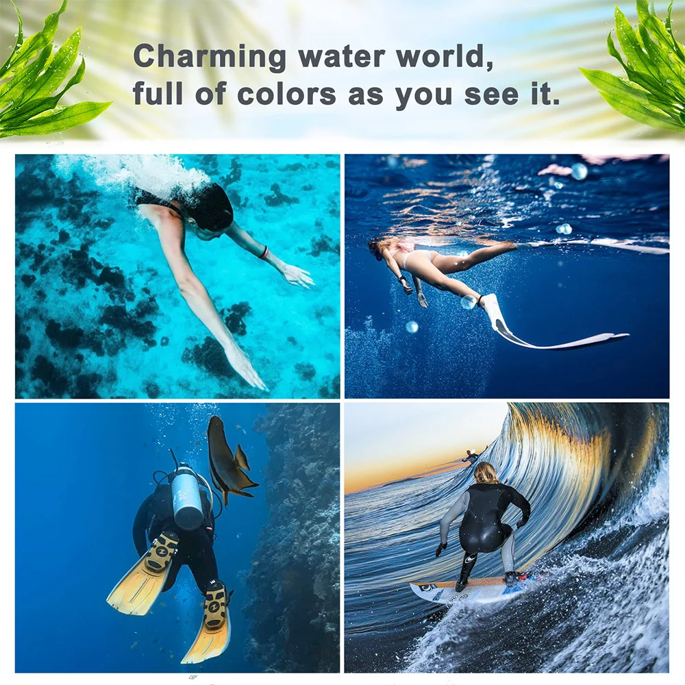 حافظة Searogs لهاتف Sony A7S III 40M/130FT غطاء كاميرا مقاوم للماء إصدارين متوفرة: سبائك الألومنيوم والبلاستيك