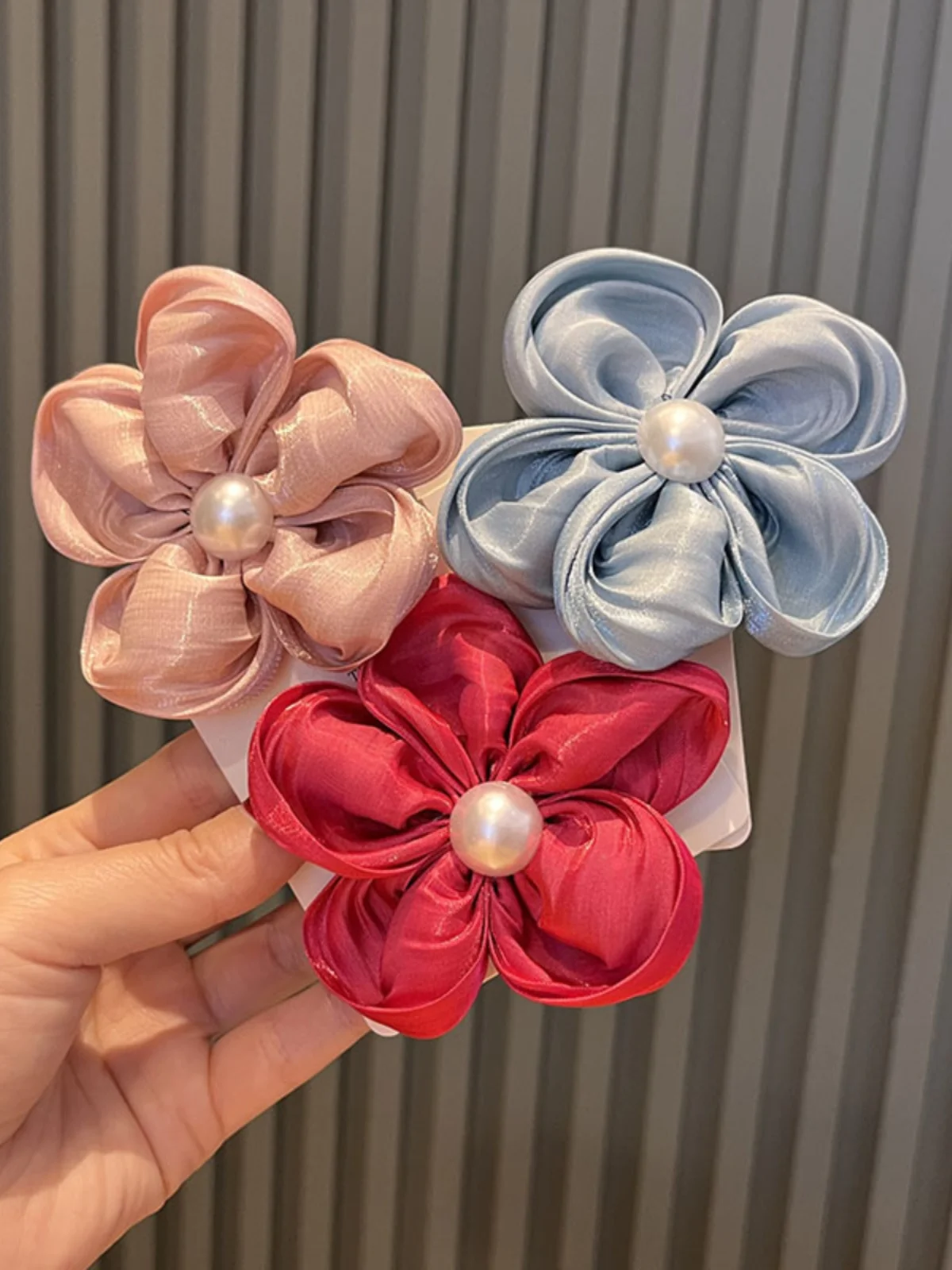 

2024 New Flower Headband Hair Tie Ponytail Hair Rope Children's Hairpin Fashion