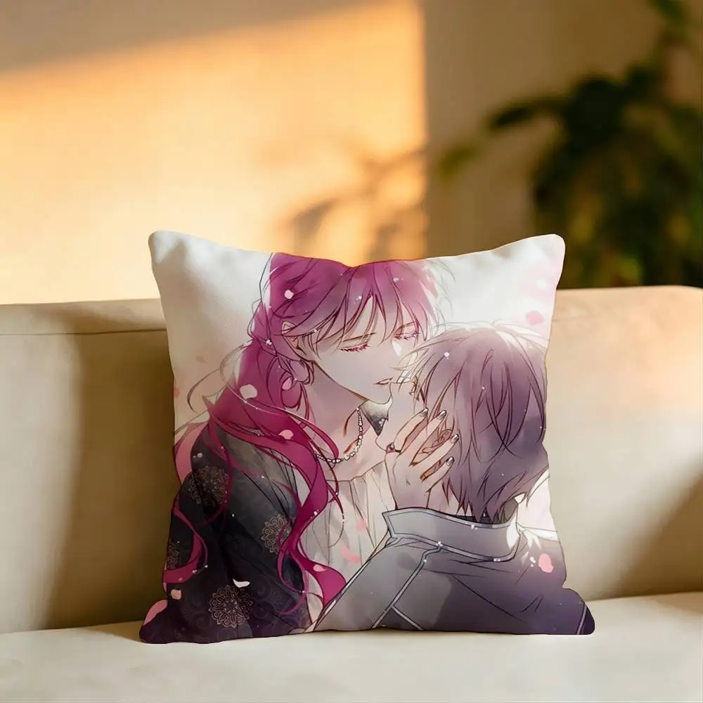 Manga V-Villains Are Destined to Die Pillow Case Square Double-Sided Sofa Cushion Cover Bedroom Bedside Pillow 3
