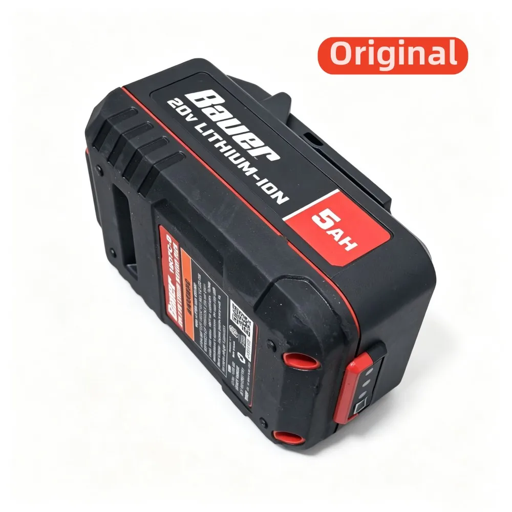 

Original 5Ah for Bauer 20V 1701C-B 1702C-B 1781C-B1 1792C-B1 1895C-B 1907C-B Electric Saw Drill Screwdriver Power Tool Battery