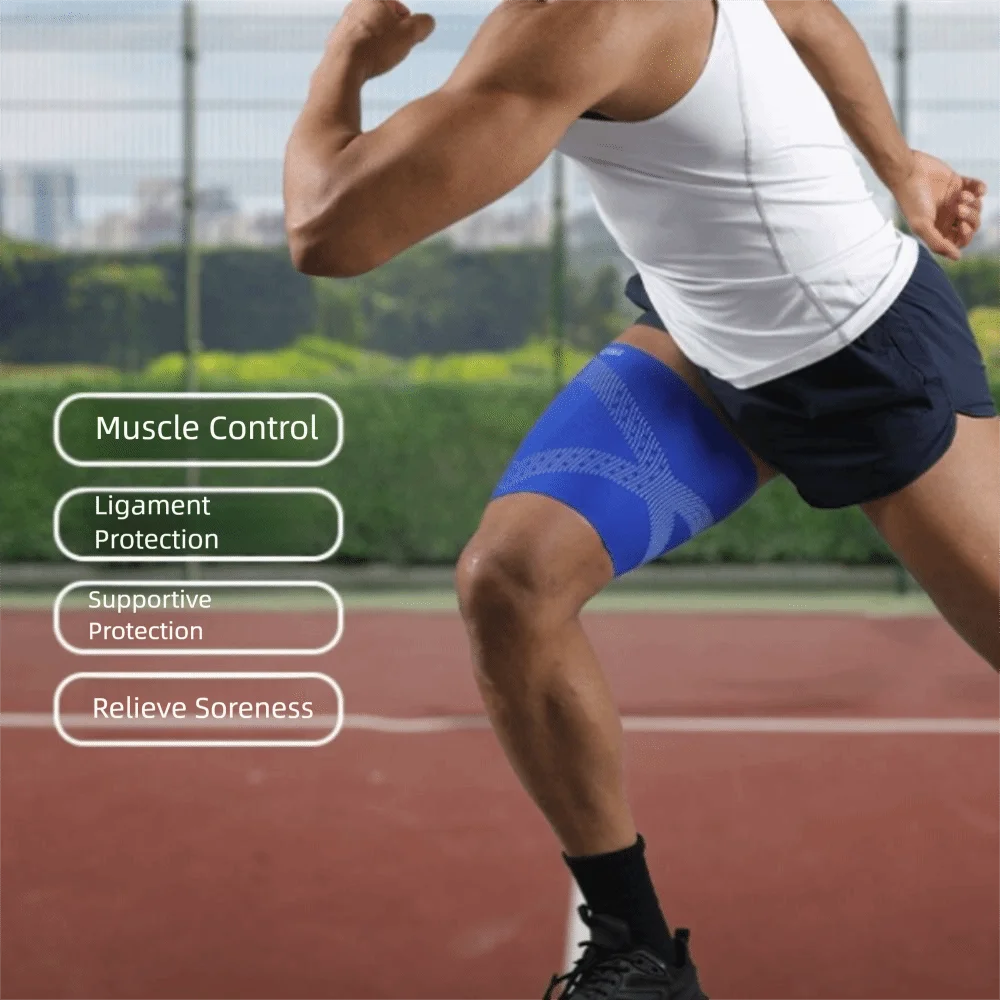 

Anti-Chafing Thin & Light Leg Guards Breathable Compression Leg Support Non-slip Durable Upper Leg Sleeves Running