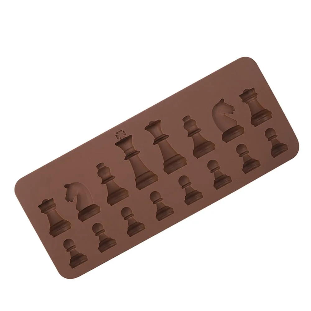Silicone Silicone Chocolate Mold Heat conduction Chess Piece Break Apart Chocolate Molds International Chess Food Grade