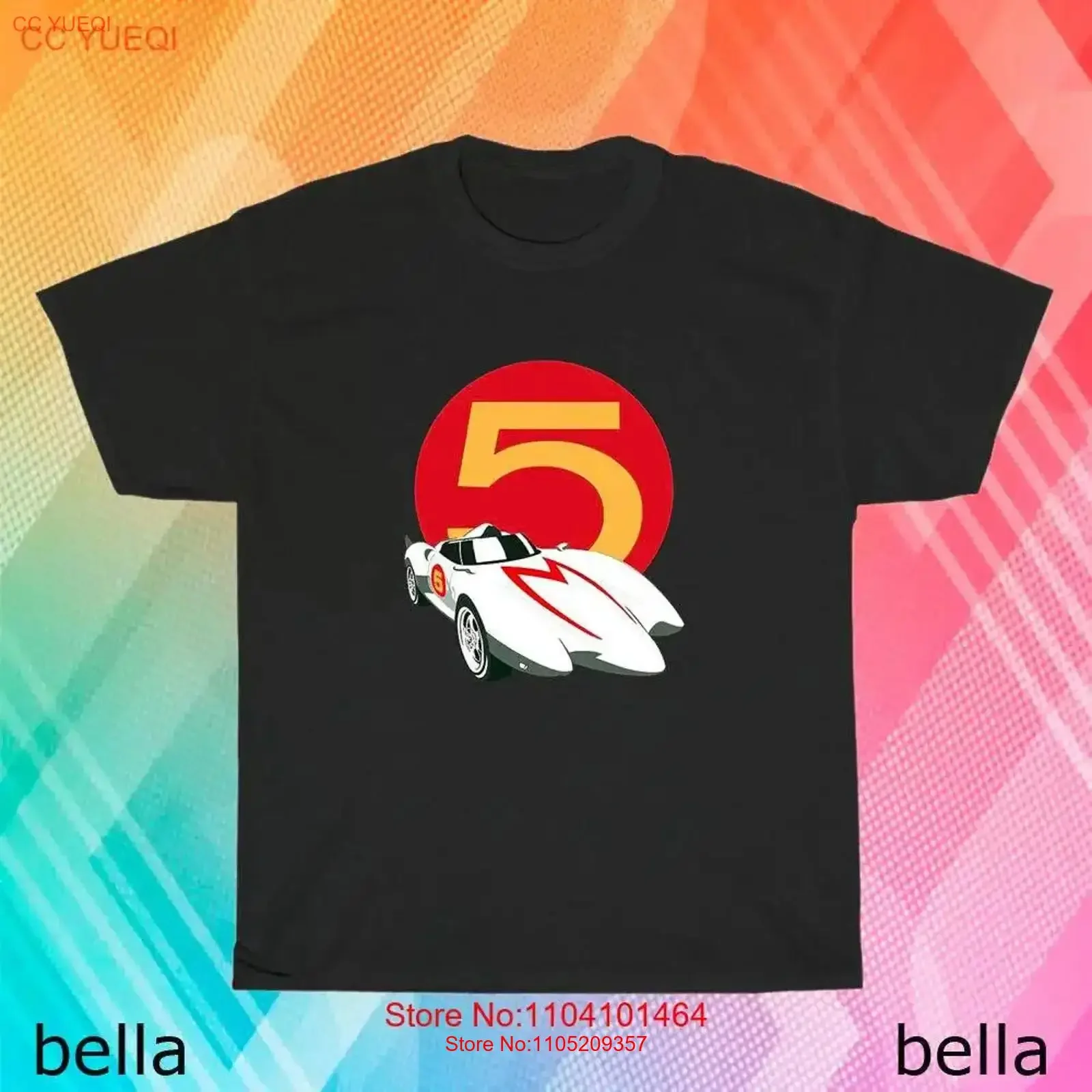 

New M Speed Racer logo T Shirt Funny Size S to 5XL vintage Washed Comfortable Top For Everyday Wear Versatile Stylish fashion