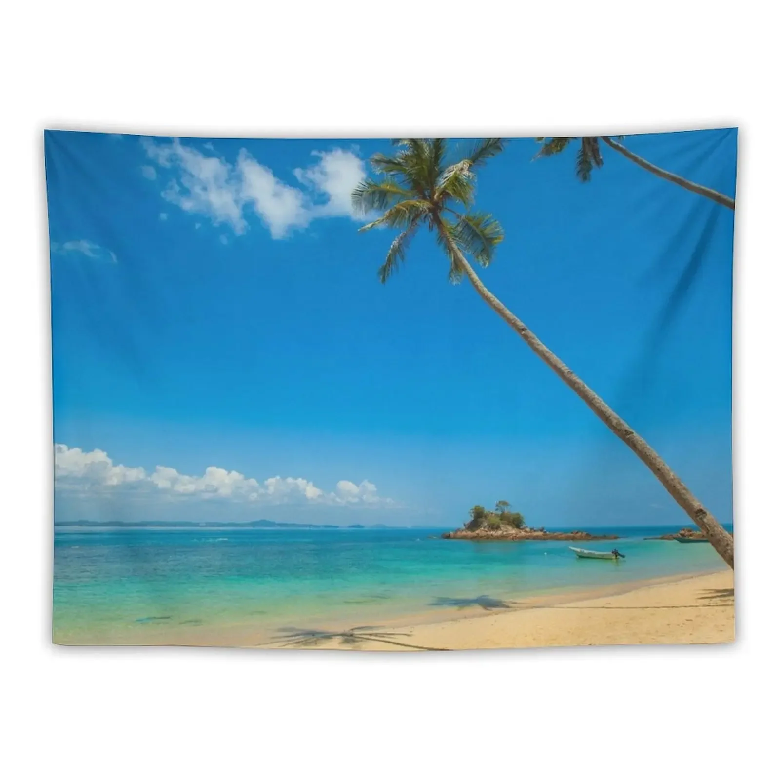 

Tropical Palm Trees Tapestry Art Mural Decorative Paintings Wall Hanging Wall Tapestry