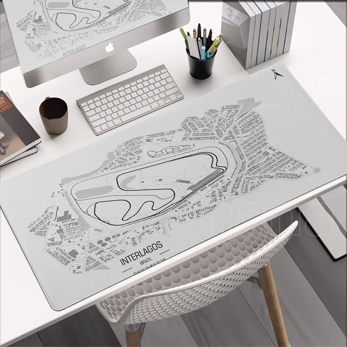 Formula One Racing Circuit Mouse Pad PC Large XXL Game Machine Mousepad Technology Game Keyboard Pad Game Accessories Fantech