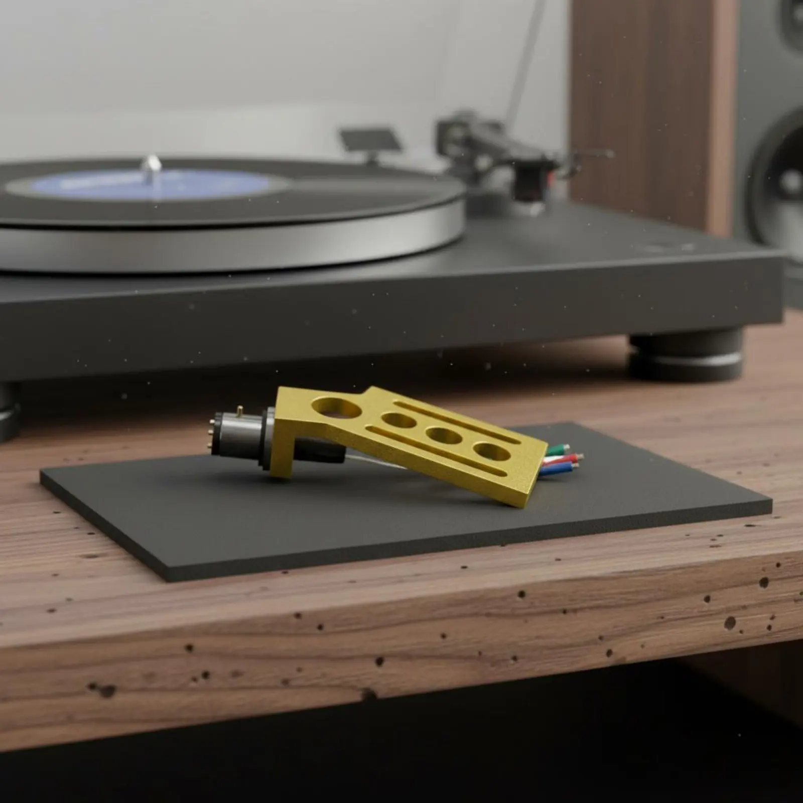

SME Headshell CNC Machined Headshell Phono Cartridge Holder Lightweight Tonearm Socket Connector Long-Lasting
