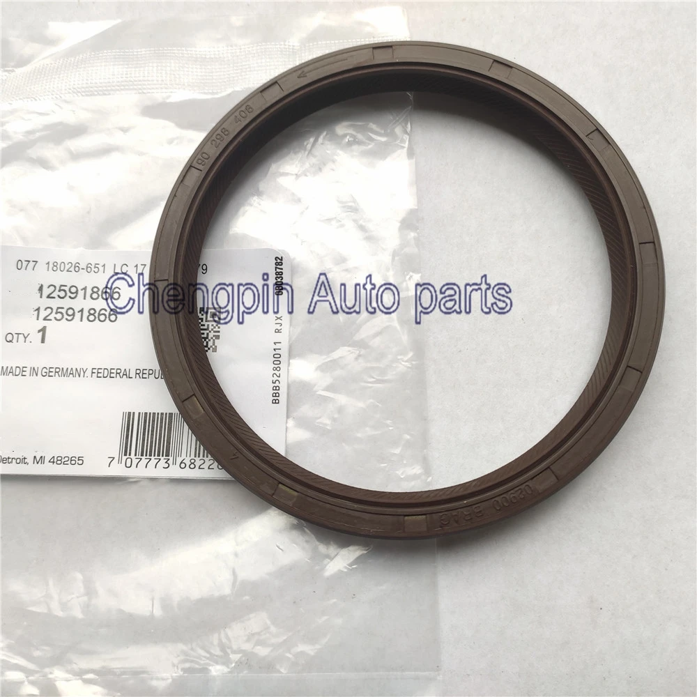 Crankshaft Oil Seal Original OEM 12591866 Size 90*104*11 For Buick Envsion GA GF Cadillac CT6 ATX Chevrolet Colorado