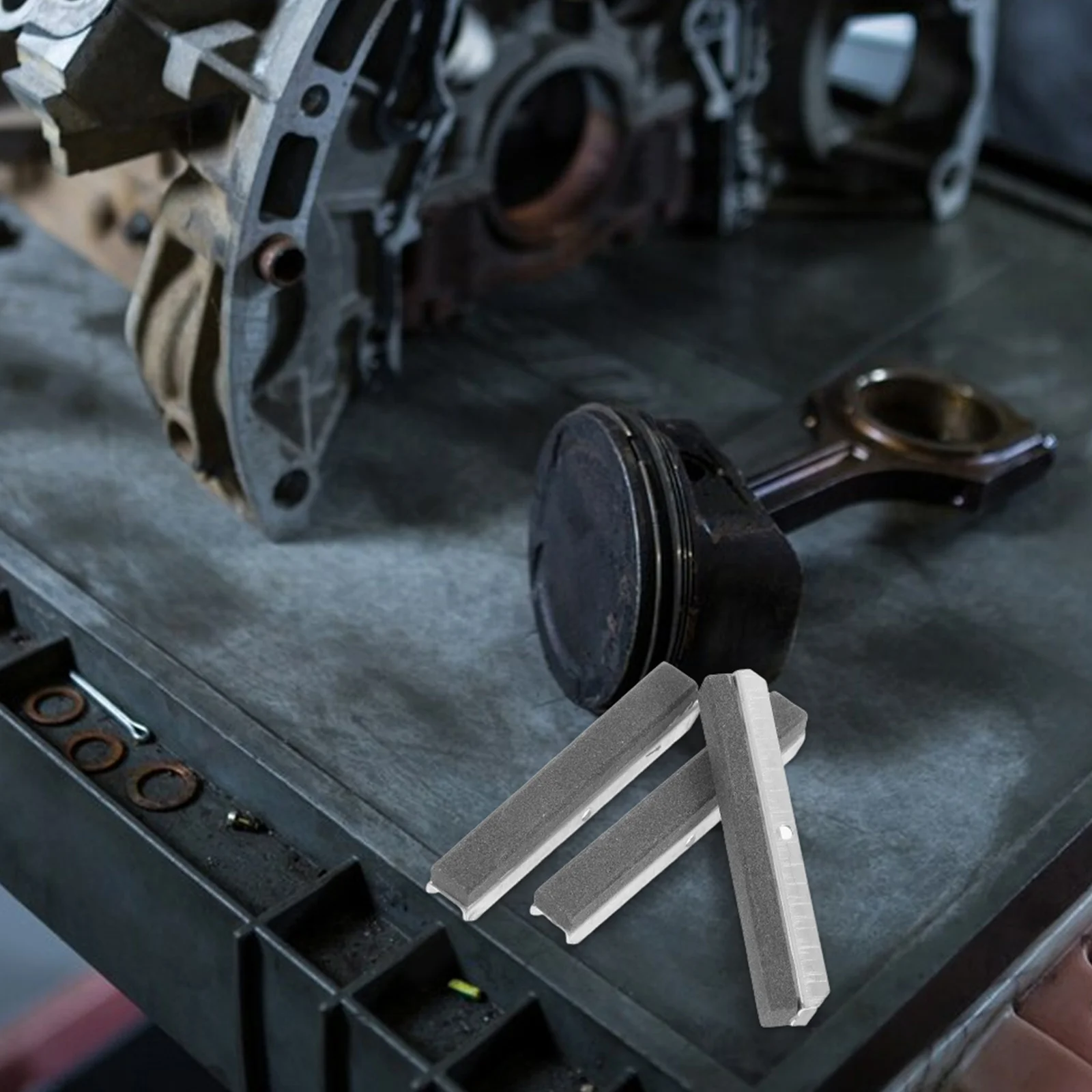 

3Pcs Automotive Honing Stones Heavy Duty Cylinder Hone Tool for Efficient Engine Cylinder Polishing and Repair