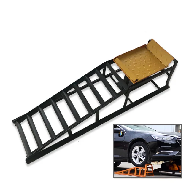 High Quality Car Ramp Low Profile Service Ramps Truck Trailer Garage Automotive Hydraulic Car Lift Repair Frame view 6