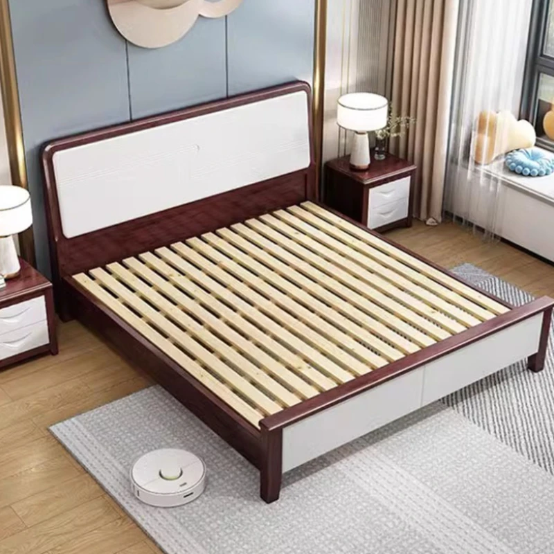 

Современный каркас двуспальной кровати, эстетический дизайнерский каркас двуспальной кровати для девочек King Size, деревянная минималистичная мебель Boxspring Literas для спальни