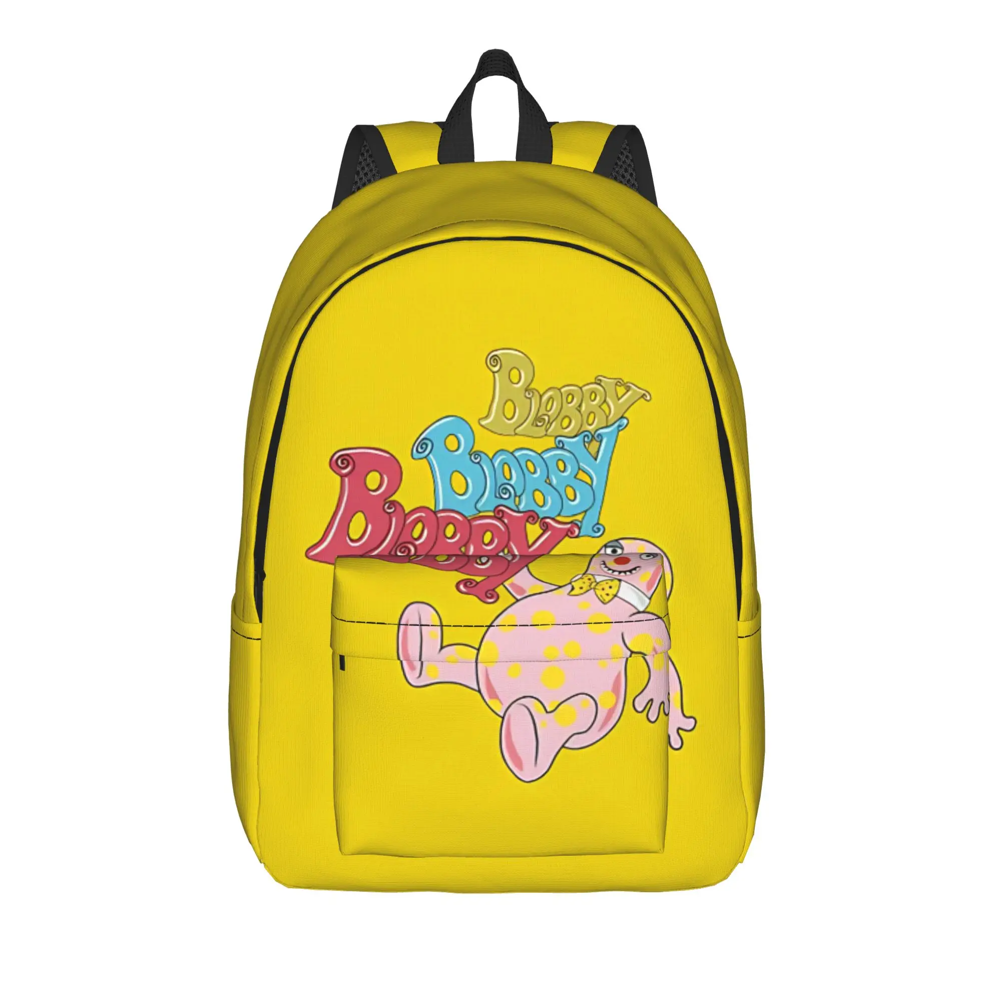 Back to school season rounded  Schoolbag Mr Blobby College Student Harajuku Design Backpack