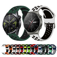 Watch Strap For Huawei GT 3 46mm Smart Watch 22mm Silicone Band For Huawei GT 2 Pro/GT Runner/GT 2/Honor Magic 2 Wrist Bracelet