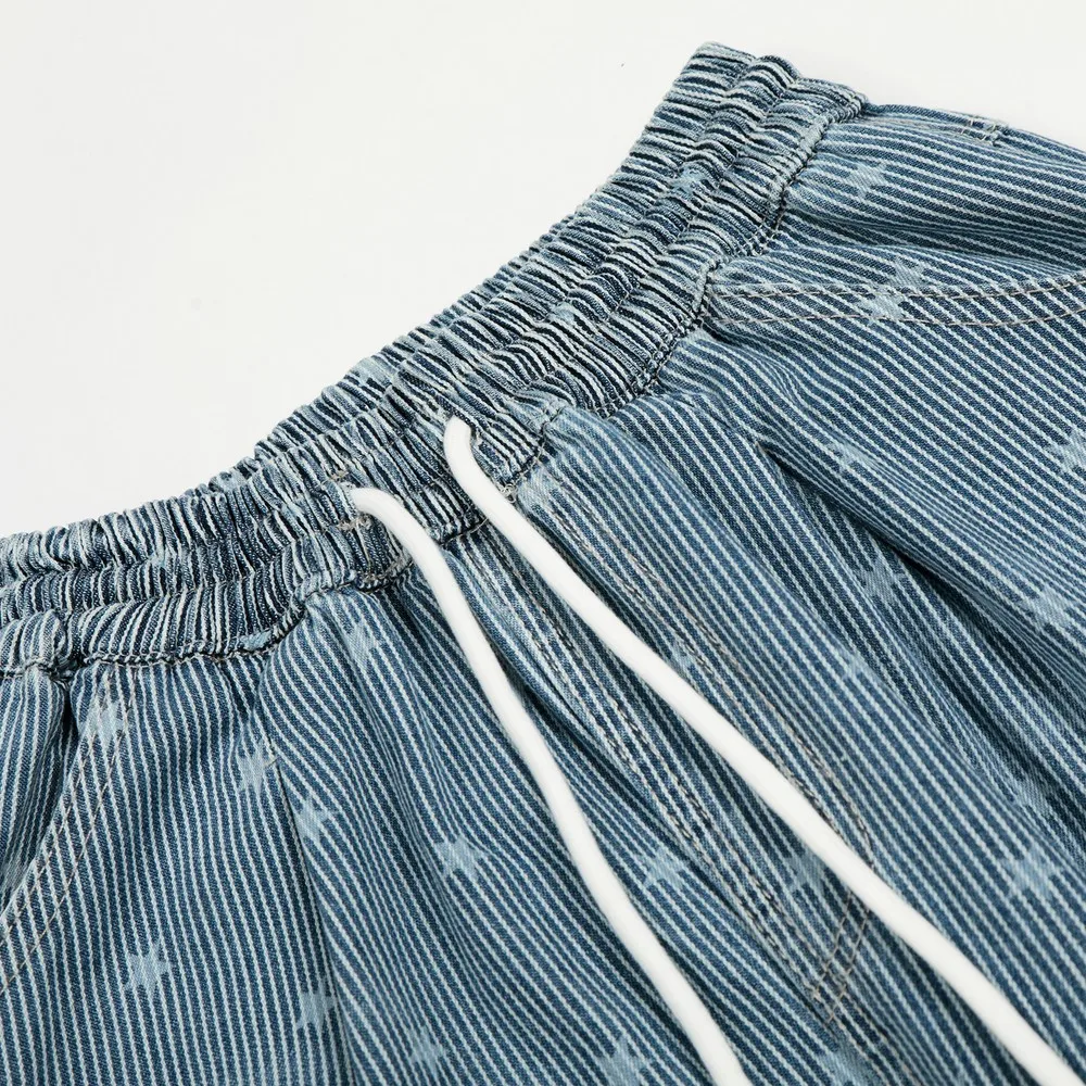 Pantaloni gotici larghi in vita elastica Grunge lavati con coulisse Pantaloni per donna Donna Streetwear Sweety Grunge Abiti autunnali invernali