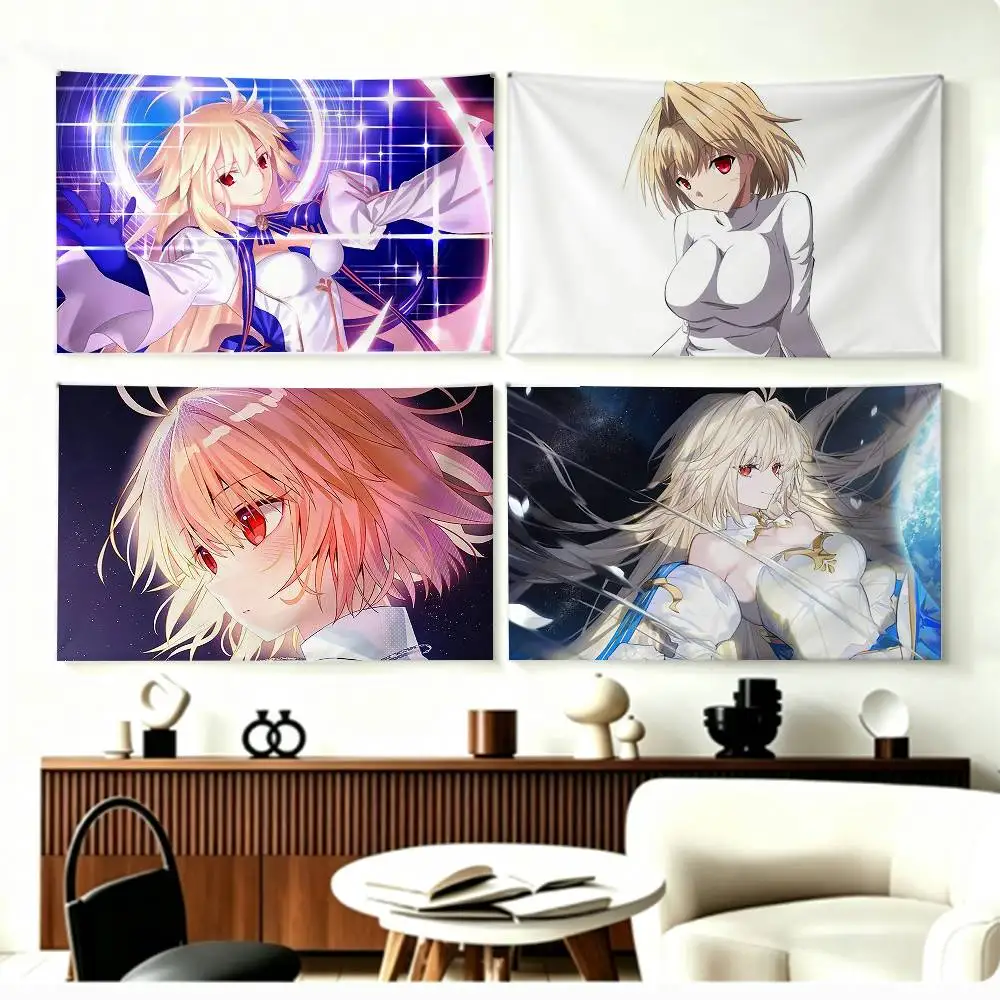 Tsukihime Anime Character A-Arcueid Hisui Kohaku   Flags Wall Hanging Background Art Banner for Bedroom Home Outdoor Decor