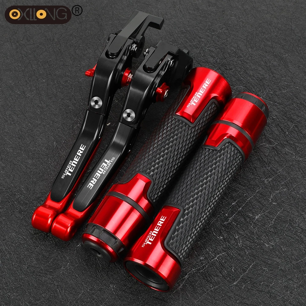 

Motorcycle Brake Clutch Levers Handlebar Handle bar Hand Grips ends For YAMAHA XT1200Z XT1200ZE SUPER TENERE 2010-2018 2017 2016