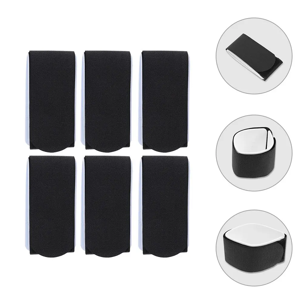 6Pcs Snowboard Fixing Straps Nylon Sturdy Adjustable Length Ski Carry Strap Outdoor Skis Accessory Portable Fix Bands