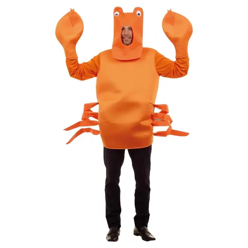 

Orange Crab Performance Costume Festival Carnival Halloween Cosplay Masquerade Stage Performance Outfit Youthful Ethnic Style