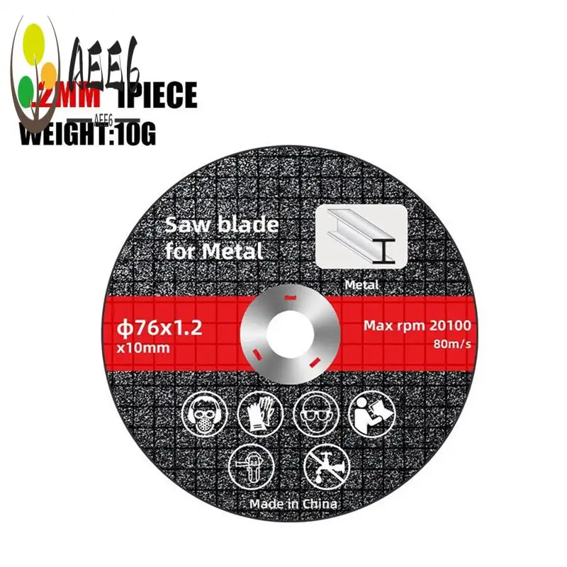 

AEE6-10Pcs 76Mm Saw Blade Electric Grinding Cutting Disc Rotary Tool Metal Cutter Power Tool Wood Cutting Electric Grinder