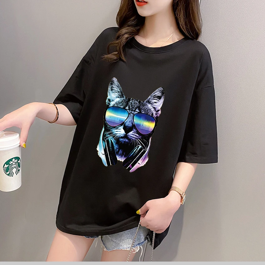 Cat Animal Customized Printed Pregnant T Shirt Girl Maternity Short Sleeve Pregnancy Shirt Mom Clothes Women Add Your Design