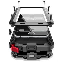Case For iPhone 16 15 13 12 11 Pro Max XS XR 8 7 14Plus SE2020 Metal Heavy Duty 360 Full Body Shockproof Armour Protective Cover