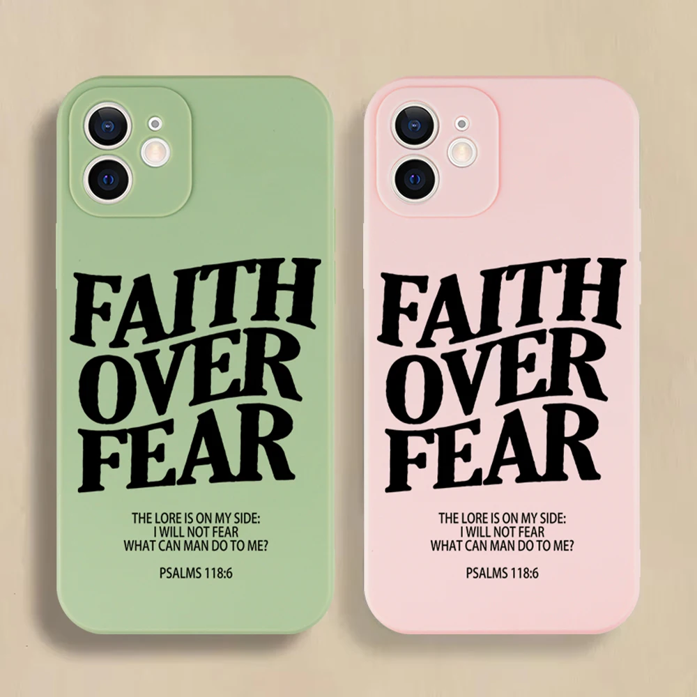 Alta qualidade fé sobre o medo - Phone Cases Jesus avaliação e preço