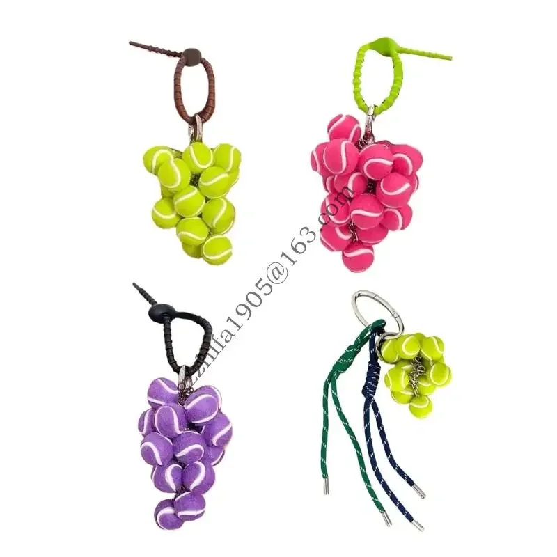 

.D0LC Stylish Tennis Inspired Key Holder Perfect for Active Couples and Fashion Seekers Elegant Fitness Accessory Key Holder