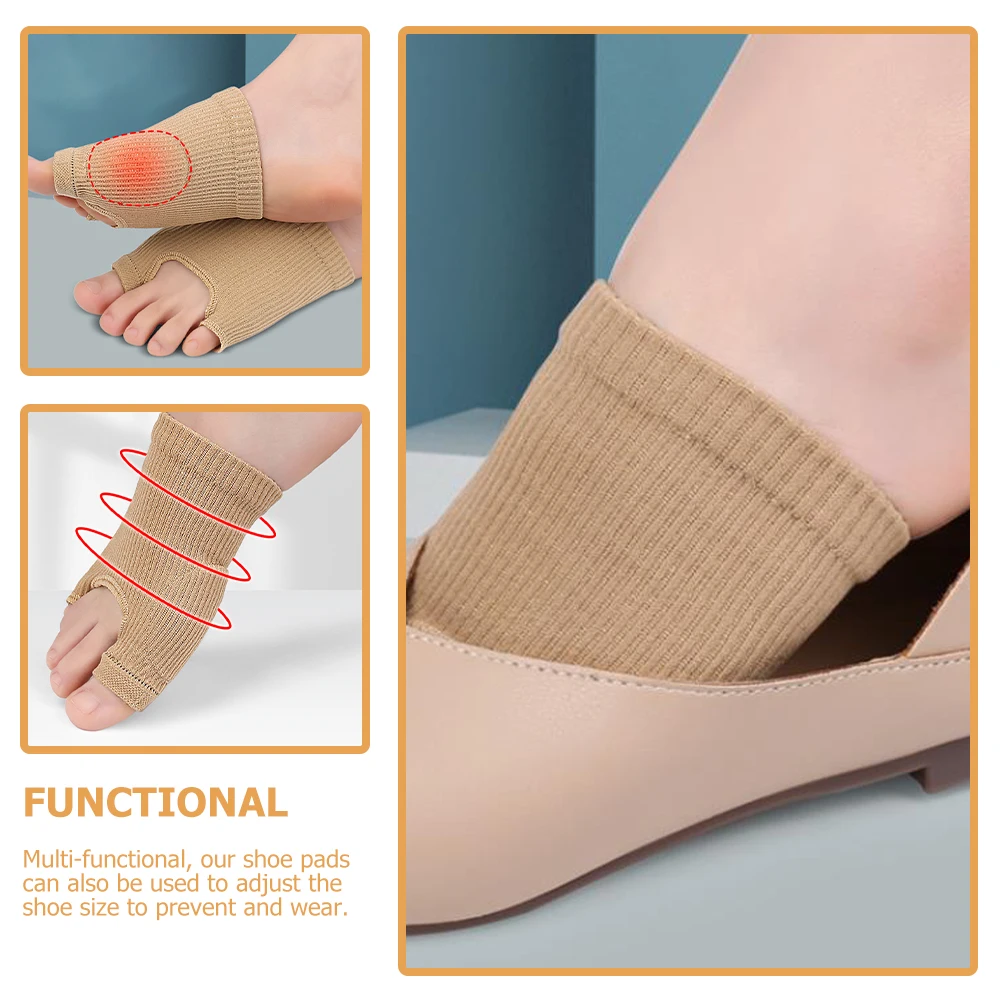 

Toe Pressure Stockings Forefoot Shoe Pads Feet Care Soft Cushion Insole Nylon-Spandex Front