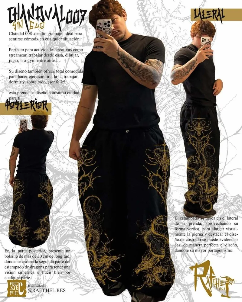 

Hip-hop Retro Oversized Sweatpants Men Gothic Harajuku Streetwear Y2K Graphic Trousers High Street Casual Wide-leg Pants Women